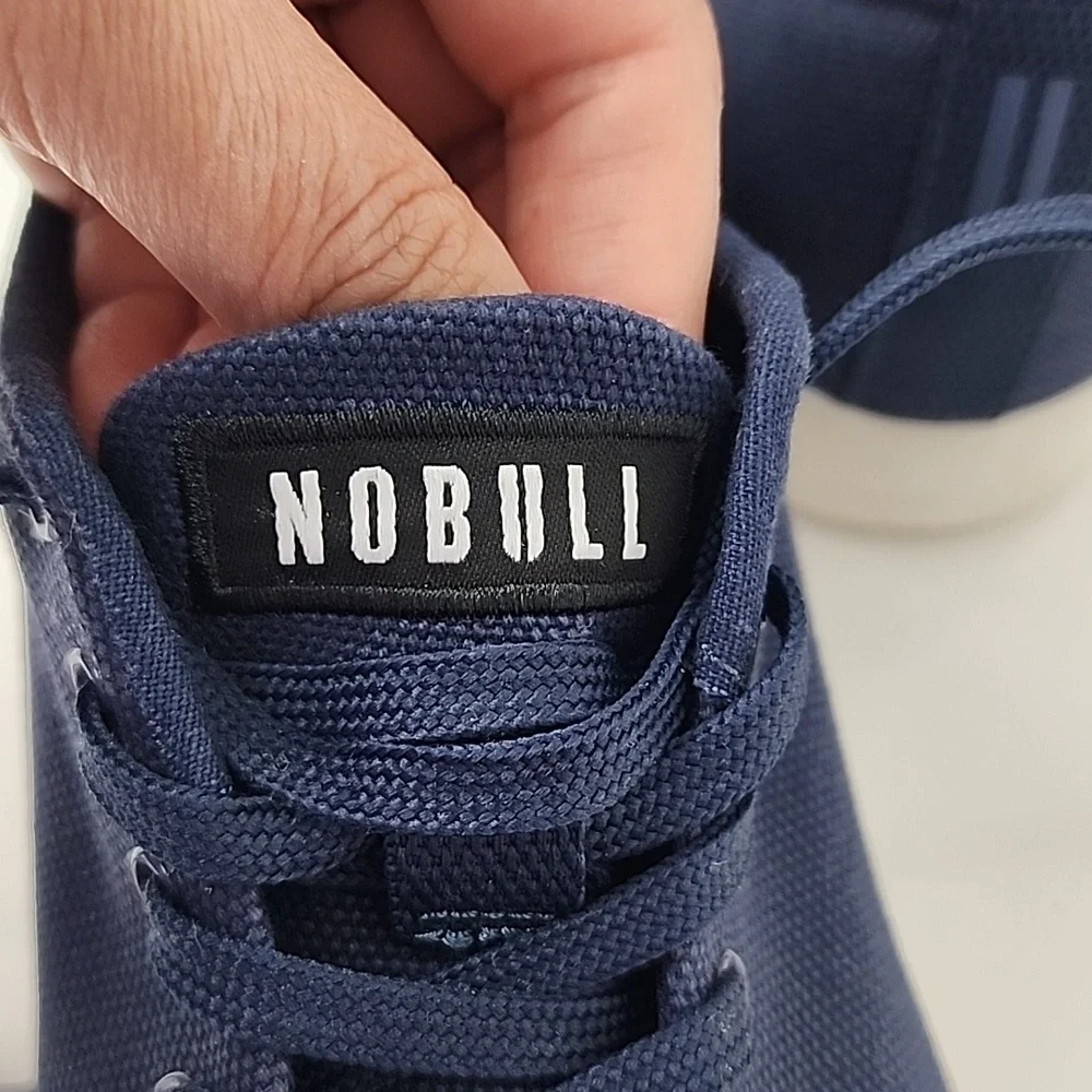 NOBULL Canvas Unisex Trainer Sneakers Navy - Picture 13 of 16